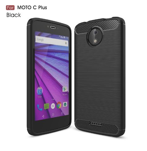 Motorola C Plus - Rugged FS / Delkin - Carbon Fibre Case Slim Rugged Armor ShockProof / Rubber