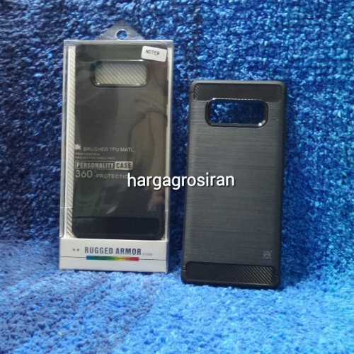 Samsung Note 8 - Rugged FS / Delkin - Carbon Fibre Case Slim Rugged Armor ShockProof / Rubber