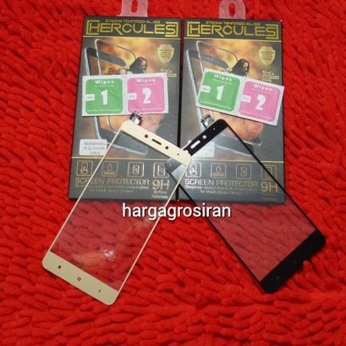 Tempered Glass Hercules Warna Xiaomi Redmi Note 4 - Anti Gores Kaca