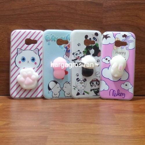 Squishy Case Samsung Galaxy A3 2017 + Boneka Lucu / Silicone / Softshell / Silikon / Cover Motif