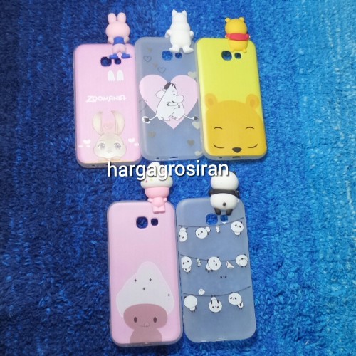 Peep Case Samsung A5 2017 / Silikon Ngitip 3D Cartoon / Softshell / Softcase / Cover Motif