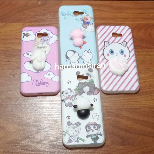 Squishy Case Samsung Galaxy A7 2017 + Boneka Lucu / Silicone / Softshell / Silikon / Cover Motif