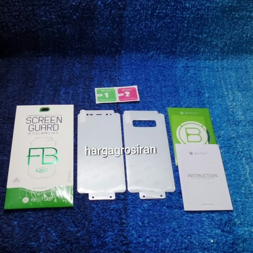 Anti Gores FS Samsung Note 8 - Full Set dan Full Body Curved / Depan dan Belakang 0.1 mm