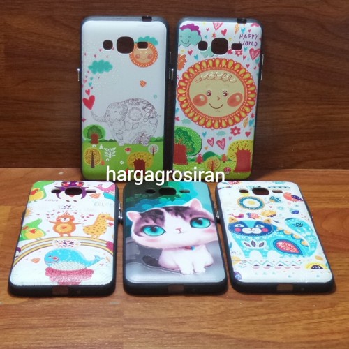 Fuze Art Ver.2 Samsung J2 Prime - Case Seni Lukisan Ukiran 3D Timbul - Bahan Fuze Pinggir karet