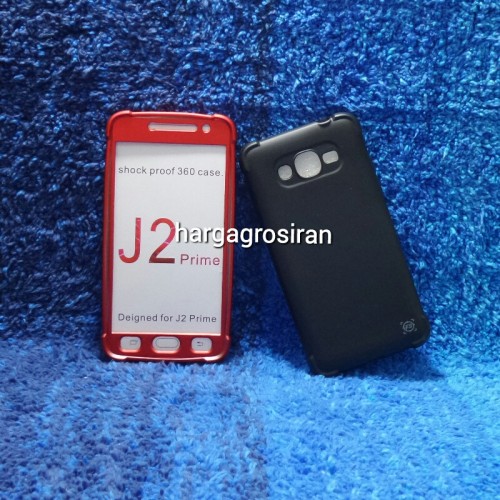 Anti Crack 360 Samsung Galaxy J2 Prime - Softshell Full Case 360 - Silikon - Cover - Back Case