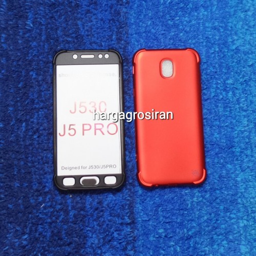 Anti Crack 360 Samsung Galaxy J5 Pro - Softshell Full Case 360 - Silikon - Cover - Back Case