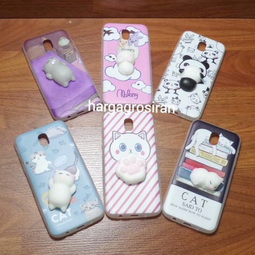 Squishy Case Samsung Galaxy J5 Pro + Boneka Lucu / Silicone / Softshell / Silikon / Cover Motif