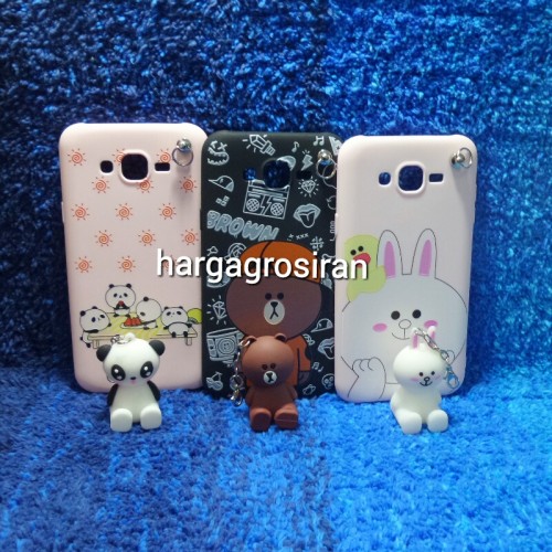 Samsung Galaxy J7 - Soft Case Motif - Boneka Bisa Standing - Back Case - Back Cover