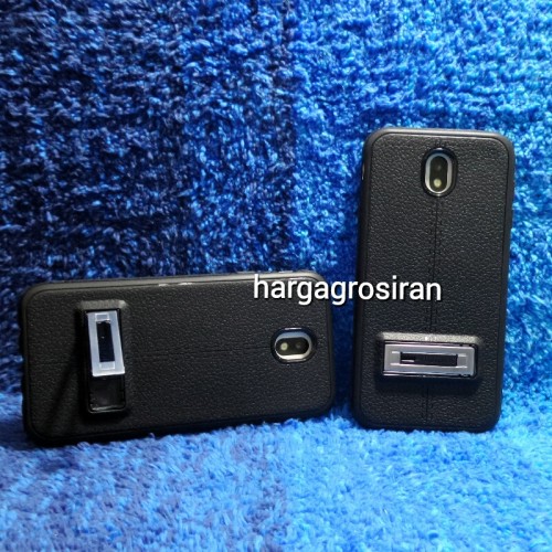 Samsung J7 Pro - Motomo Case Model Kulit Bisa Standing - Softshell / Silikon / Cover / Softcase