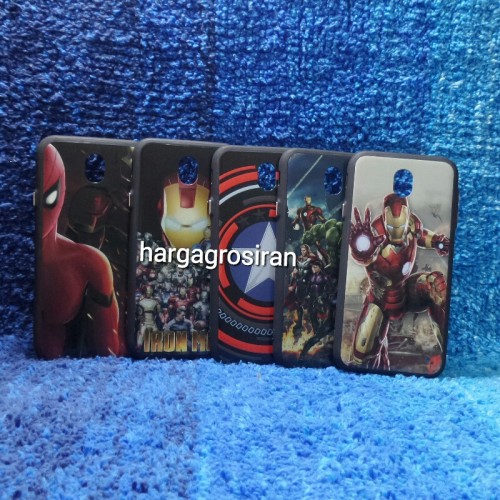 Fuze Art Motif Man Ver.3 Samsung J7 Pro - Case 3D Timbul - Pinggir karet - Silikon - Cover