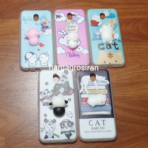 Squishy Case Samsung Galaxy J7 Pro + Boneka Lucu / Silicone / Softshell / Silikon / Cover Motif