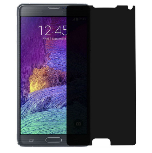 Tempered Glass FS SPY Samsung Galaxy Note 4 / Anti Gores Kaca Private TIDAK ADA GARANSI PECAH