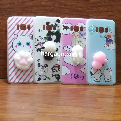 Squishy Case Samsung Galaxy S8 Plus + Boneka Lucu / Silicone / Softshell / Silikon / Cover Motif