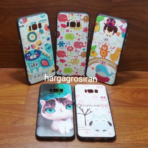 Fuze Art Ver.2 Samsung S8 Plus - Case Seni Lukisan Ukiran 3D Timbul - Bahan Fuze Pinggir karet