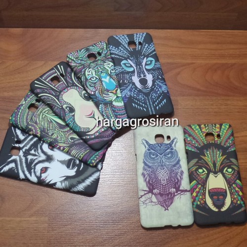 LUXO Samsung Galaxy C9 Pro - Hardcase / Back Case Motif Batik Animals Abstrak Glow In The Dark