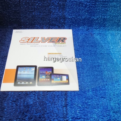 PLY-002 Silver Samsung Tab S3 T825 / S2 T815 9.7 Inch Anti Gores Bahan Plastik Clear Bening / Glare Anti Minyak Kualitas Bagus