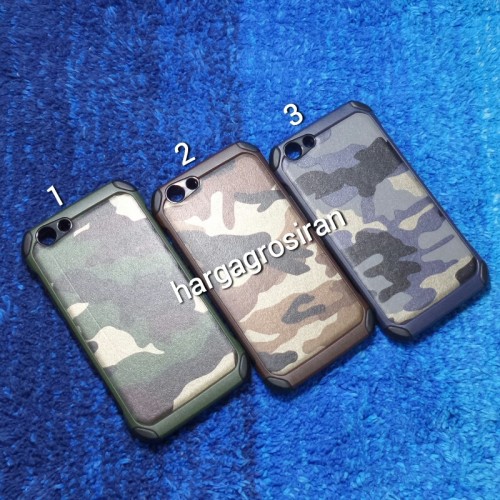 Slim Army Vivo Y53 2017 - Back Case / Cover Armor / Loleng TNI / Abri / Brimob / Tentara