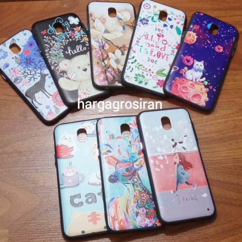 Fuze Art Ver.2 Samsung J5 Pro - Case Seni Lukisan Ukiran 3D Timbul - Bahan Fuze Pinggir karet