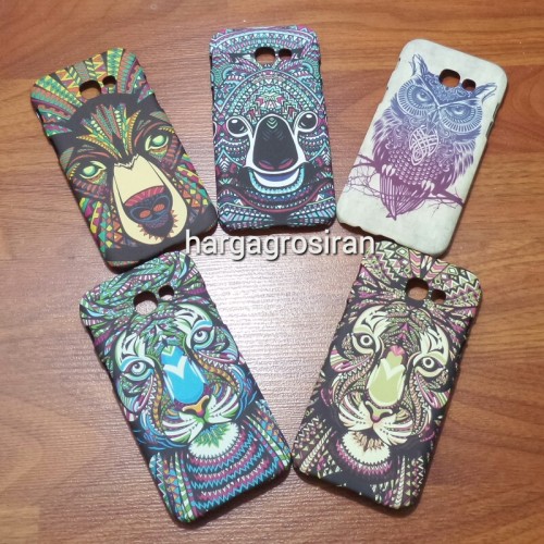 LUXO Samsung A5 2017 - Hardcase / Back Case Motif Batik Animals Abstrak Glow