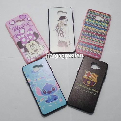 Softcase Tempered Glass Motif Samsung Galaxy A5 2016