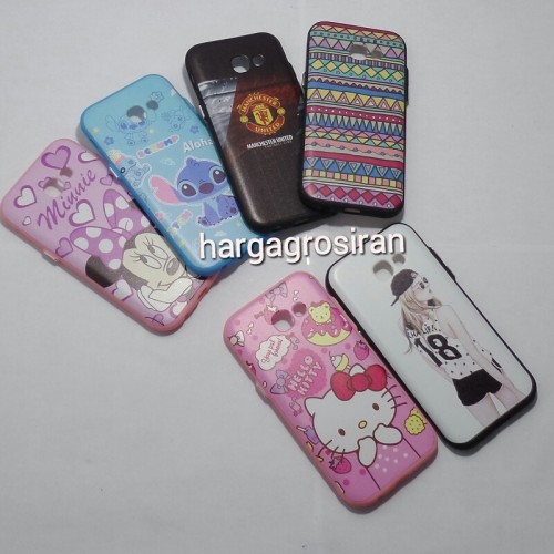 Softcase Tempered Glass Motif Samsung Galaxy A5 2017