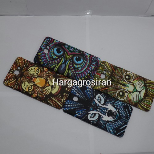 LUXO Samsung J7 Prime - Hardcase / Back Case Motif Batik Animals Abstrak Glow In The Dark