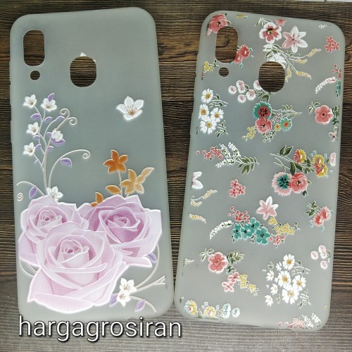 Samsung Galaxy A30 - Sakura Case Motif Bunga Bahan Softshell - Fashion Flower Back Cover