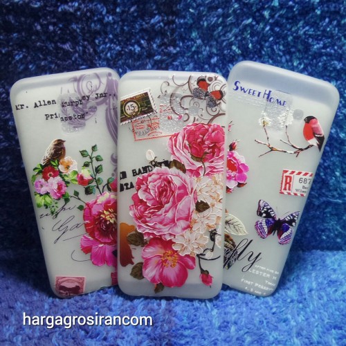 Samsung Galaxy A6 2018 Sakura Case Motif Bunga Bahan Softshell - Fashion Flower Back Cover