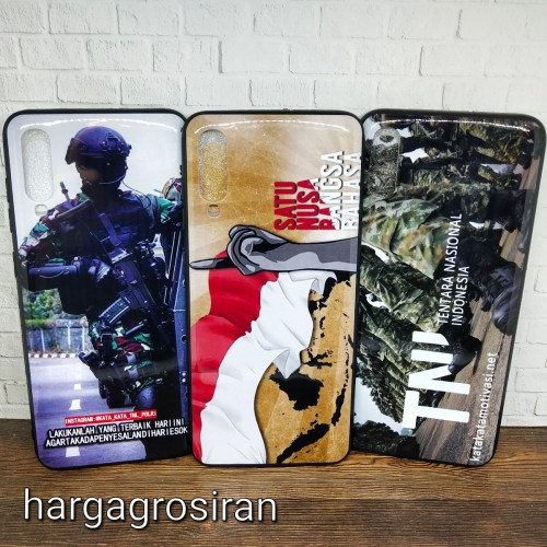 Samsung Galaxy A70 Motif NKRI TNI Polri Cinta Indonesia - Back Case - Back Cover Ver.21