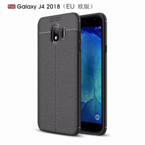 Samsung Galaxy J4 2018 - Case Kulit Auto Focus - Softshell / Silikon / Cover / Softcase
