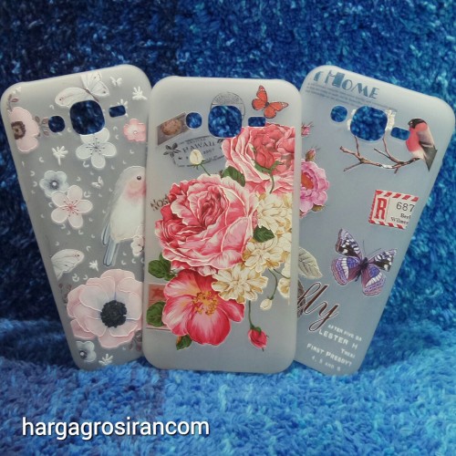 Samsung Galaxy J5 2015 Sakura Case Motif Bunga Bahan Softshell - Fashion Flower Back Cover