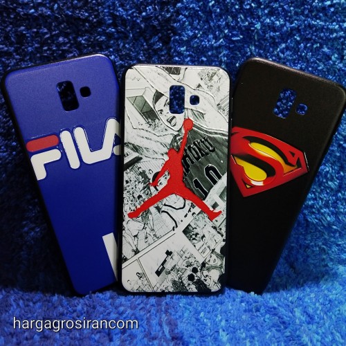 Samsung Galaxy J6 Plus - Fuze Art Motif - Motif UV - Pinggir karet - Silikon Cover - Ver.13