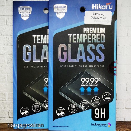 Samsung Galaxy M20 - Tempered Glass Hikaru / Anti Gores Kaca - Tidak Ada Garansi