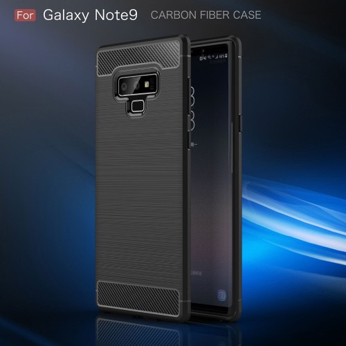 Samsung Galaxy Note 9 Rugged FS / Delkin - Carbon Fibre Case Slim Rugged Armor ShockProof / Rubber