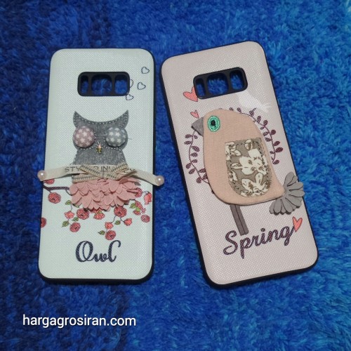 Samsung Galaxy S8 - Silikon FS Motif Design Korean Cute Styles Boneka Bahan Kain / Back Soft Case