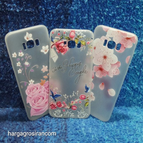 Samsung Galaxy S8 Plus Sakura Case Motif Bunga Bahan Softshell - Fashion Flower Back Cover