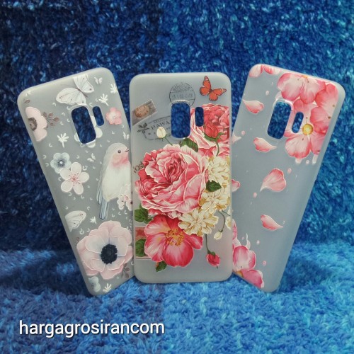 Samsung Galaxy S9 Biasa Sakura Case Motif Bunga Bahan Softshell - Fashion Flower Back Cover