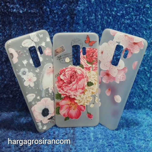 Samsung Galaxy S9 Plus Sakura Case Motif Bunga Bahan Softshell - Fashion Flower Back Cover