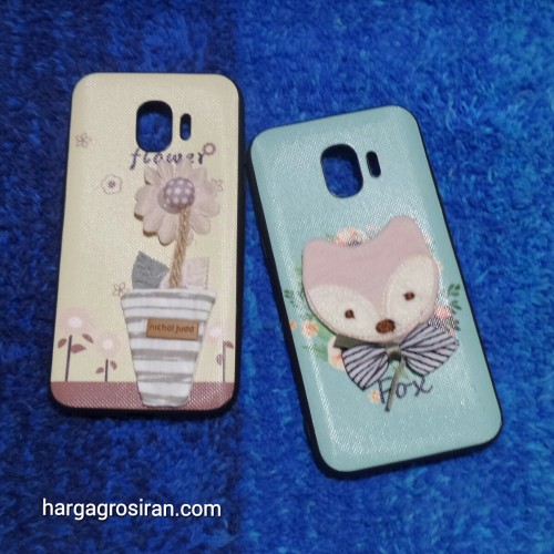 Samsung J2 Pro 2018 - Silikon FS Motif Design Korean Cute Styles Boneka Bahan Kain / Back Soft Case