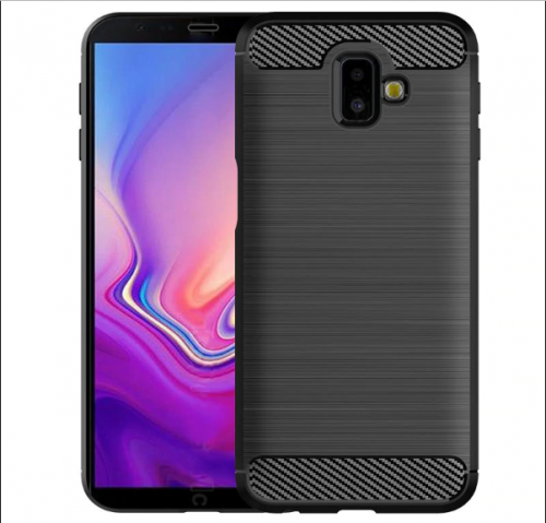 Samsung J6 Plus - Rugged FS / Delkin - Carbon Fibre Case Slim Rugged Armor ShockProof / Rubber