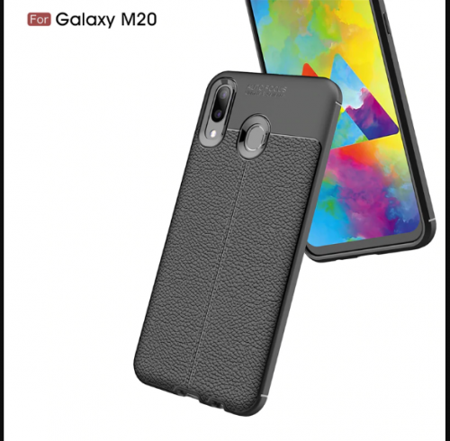 Samsung M20 - Case Kulit Auto Focus - Softshell / Silikon / Cover / Softcase