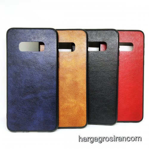 Samsung S10 Lite Fuze Kulit Design Simple dan Stylish - Pinggir Karet - Leather Back Case Ver.6