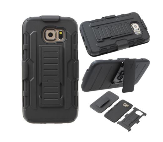 Future Armor Samsung S6  Kick Stand / Defender Belt Clip Model OtterBox Cover Out Door - STGRS