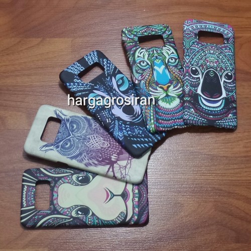 LUXO Samsung Galaxy S8 Biasa - Hardcase / Back Case Motif Batik Animals Abstrak Glow In The Dark