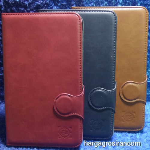 Samsung Tab A 7 inch / T280 / T285 Sarung Tablet Kulit FS Leather Case Blue Moon Pinggiran Jahitan Cover