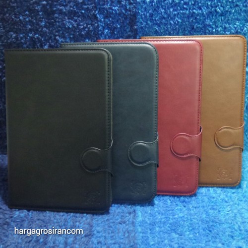 Samsung Tab A 8 inch 2015 T350 Sarung Tablet Kulit FS Leather Case Blue Moon Pinggiran Jahitan Cover