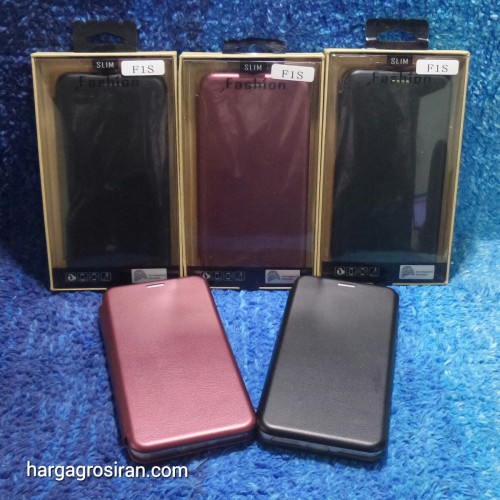 Sarung Kulit Oppo F1S / Flip / Leather Case