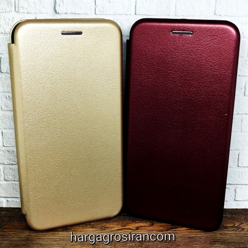 Sarung Kulit Samsung Galaxy A9 2018 / Flip / Leather Case