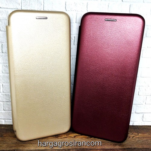 Sarung Kulit Samsung Galaxy S10 Plus / Flip / Leather Case