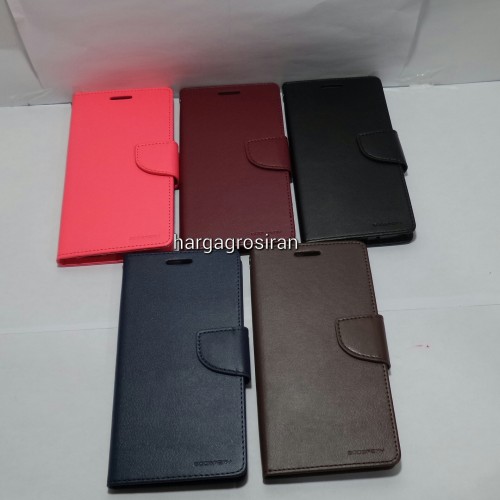 Sarung Mercury Kulit LG G5 F700 - Bravo Diary / Leather Case / Dompet